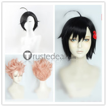 ID Invaded Sakaido Akihito Anaido Koharu Blue Pink Black Cosplay Wigs