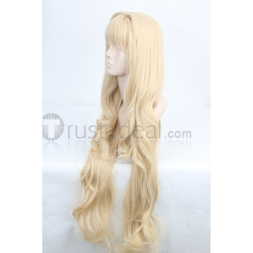 Vocaloid SeeU Long Blonde Cosplay Wig