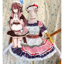 THE iDOLM@STER Shiny Colors Tenka Osaki Lolita Maid Cosplay Costume