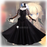 Fate Grand Order FGO 2017 Jeanne d'Arc Black Gown Cosplay Costume
