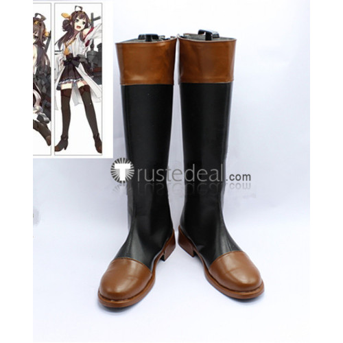Kantai Collection KanColle Kongou Hiei Cosplay Shoes Boots