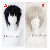 Bungou Stray Dogs Atsushi Nakajima Ryunosuke Akutagawa Grey Black Styled Cosplay Wig