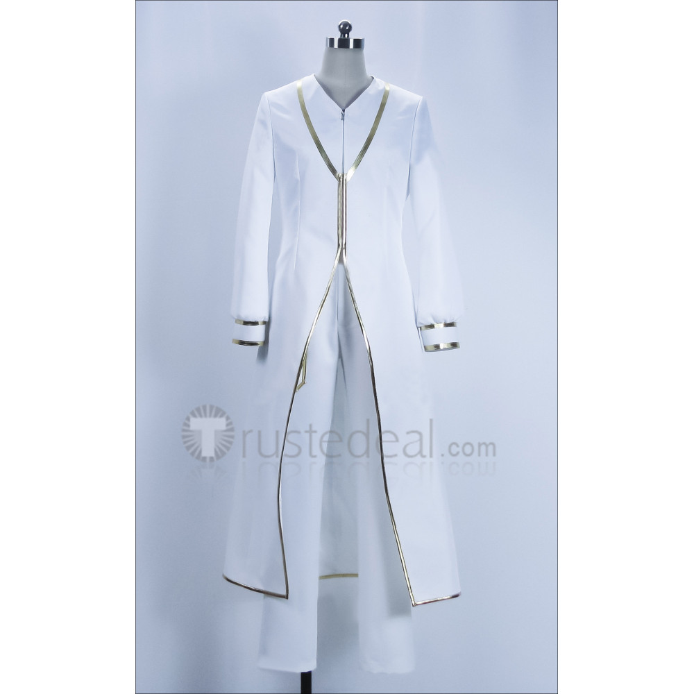 YuGiOh ZEXAL Quattro Vetrix White Cosplay Costume