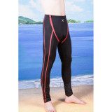 Free! Iwatobi Swim Club Rin Matsuoka Long Red Swim Trunk Cosplay Costume
