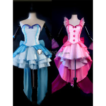 Mermaid Melody Lucia Nanami Hanon Houshou Coco Karen Nole Super Idol Blue Pink Yellow Cosplay Costumes