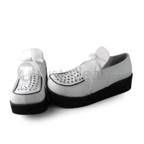 Classic White Black Boots
