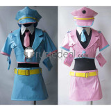 Super Sonico Sonico Space Police Black Blue Pink Cosplay Costumes