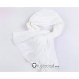Attack on Titan Shingeki No Kyojin Levi Rivaille White Cosplay Scarf Accessory
