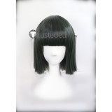 One Punch Man Blizzard of Hell Fubuki Black Dark Green Cosplay Wigs