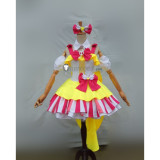 Prism Paradise PriPara Laala Manaka White Yellow Cosplay Costume