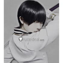 Axis Powers Japan Kiku Honda Black Cosplay Wig