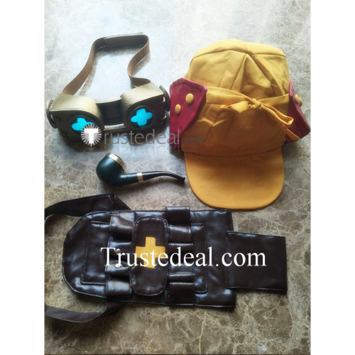 Dai Gyakuten Saiban Naruhodou Ryounosuke no Bouken Steampunk Detective Sherlock Holmes Cosplay Costume