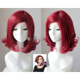 Yuri on Ice YOI Mila Babicheva Wine Red Cosplay Wig