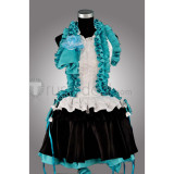 Vocaloid Miku Blue Grand Dress Cosplay Costume