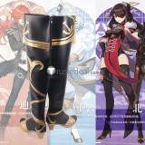 Genshin Impact Traveler Aether Sora Amber Diona Beidou Xingqiu Cosplay Shoes Boots