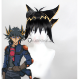 YuGiOh 5DS Yusei Fudo Black Styled Cosplay Wig