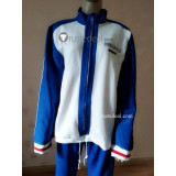 The Prince of Tennis TeniPuri Seigaku Seishun Academy Ryoma Kunimitsu Team Blue Uniform Cosplay Costume 2