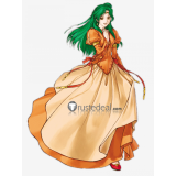 Fire Emblem Path of Radiance Princess of Crimea Elincia Ridell Crimea Green Cosplay Wig