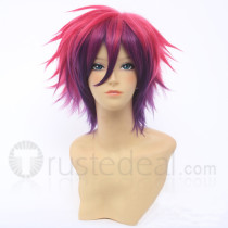 No Game No Life Sora Pink Purple Cosplay Wig