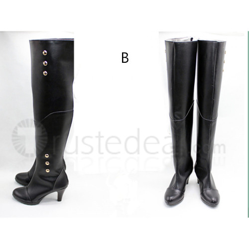Seraph of the End Owari no Serafu Ferid Bathory Vampire Black Cosplay Boots Shoes