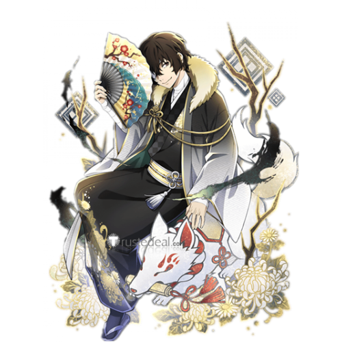 Bungou Stray Dogs Dazai Osamu Chuya Nakahara New Year Kimono Cosplay Costumes