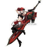 God Eater Alisa Ilinichina Amiella Omela Black Cosplay Boots Shoes