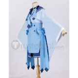 Pokemon Gijinka Glaceon Blue Cosplay Costume