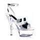 Slick-Surfaced Leather Upper High Heel Open-toes Platform Sexy Sandals(99-83)