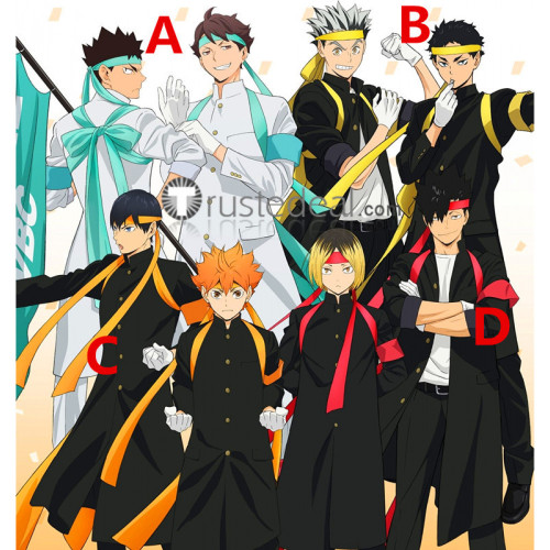 Haikyuu To the Top Aoba Johsai High Seijou Nekoma High Karasuno High Fukurodani Academy Shoyo Hinata Cheer Cosplay Costume