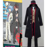 Assassination Classroom Karma Akabane Nagisa Shiota Black White Overcoat Cosplay Costume