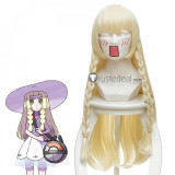 Pokemon Sun And Moon Lillie Long Ponytail Blonde Styled Cosplay Wig