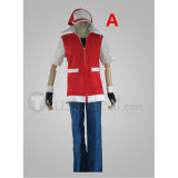 Pokemon Trainer Red Cosplay Costumes