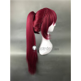 Free Iwatobi Swim Club Gou Matsuoka Long Wine Red Cosplay Wig