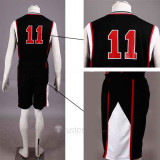 Kurokos Basketball Seirin Kuroko Tetsuya Black Uniform Cosplay Costume