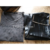 Final Fantasy XV 15 Noctis Lucis Caelum Black Cosplay Costume PU Version