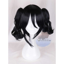 Love Live Nico Yazawa Valentine's Day Black Culy Ponytails Cosplay Wig