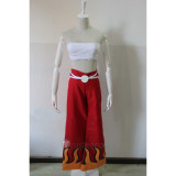 Fairy Tail Erza Scarlet Red Flame Cosplay Costume