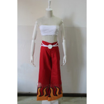 Fairy Tail Erza Scarlet Red Flame Cosplay Costume