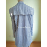 Death Note Misa Amane Manga Cover Stripe Punk Jacket Cosplay Costume