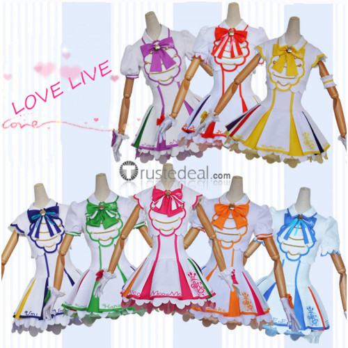 Love Live SIFAC Arcade game 4 Umi Nico Eli Maki Tojo Kotori Rin Honoka Hanayo Nine Star Venus Cosplay Costume