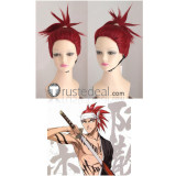 Bleach 6th Division Abarai Renji Red Styled Cosplay Wig