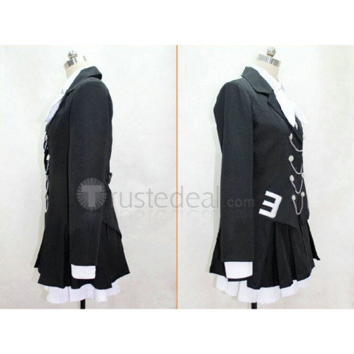 Vocaloid Secret Police Kagamine Rin Black Cosplay Costume