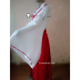 InuYasha Kikyo Miko Red White Kimono Cosplay Costume