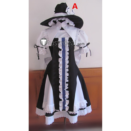 Touhou The Embodiment of Scarlet Devil Kirisame Marisa Maid Cosplay Costumes