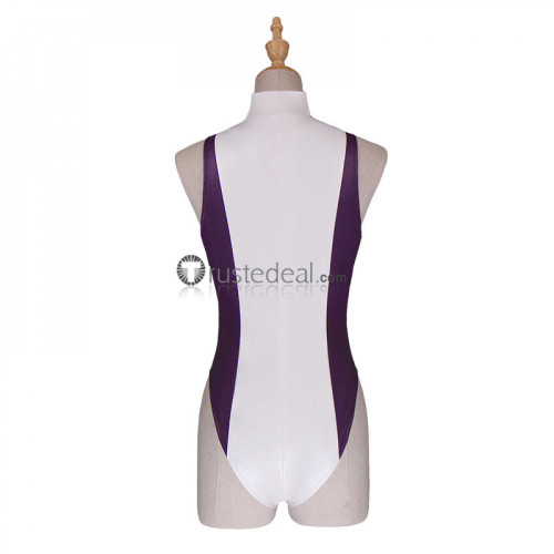 Marvel Comics She-Hulk Jennifer Walters Purple White Bodysuit Cosplay Costume