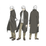 Mushishi Ginko Yoki Silver White Cosplay Wig