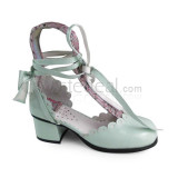 Light Green Classic Lolita Sandals