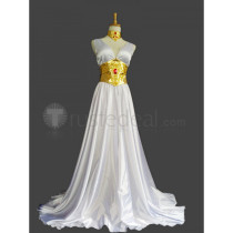 Saint Seiya Kido Saori Athena White Cosplay Costume