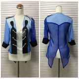 Yuri on Ice YOI Stay Close to Me Katsuki Yuuri Blue Cosplay Costume