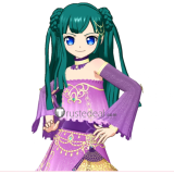 Prism Paradise PriPara Chiri Tsukikawa Purple Pink Cosplay Costume